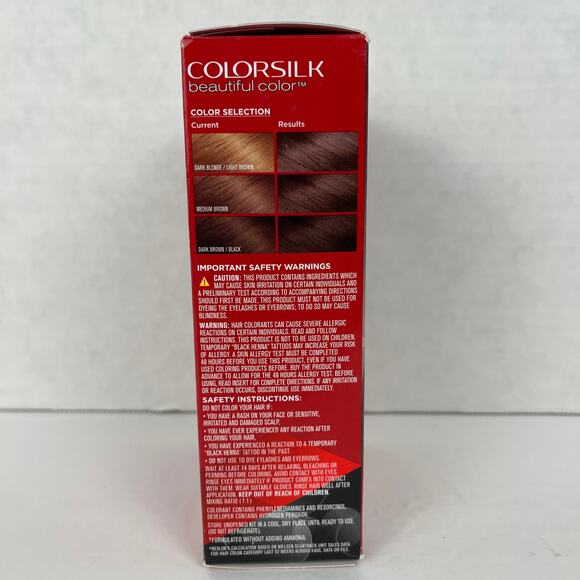 Revlon Colorsilk Hair Color Permanent 27 Deep Rich Brown Ammonia Free Keratin - Picture 5 of 6